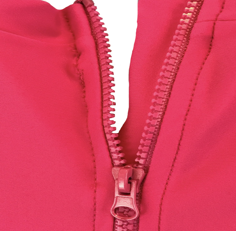 Little Gal's Pink Long Sleeve UV Sun & Swim Suit