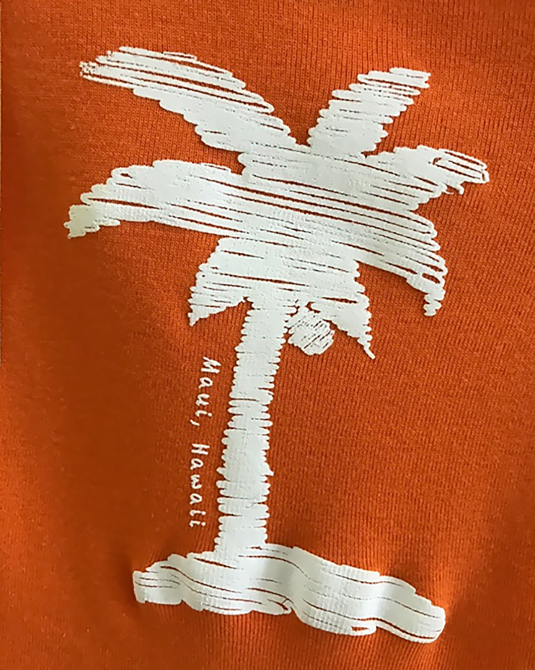 Original Design, Palm Design Printed Long Sleeve Onesie