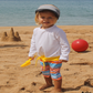 Little Guy's Surfer Orange Long Sleeve UV Sun & Swim Suit