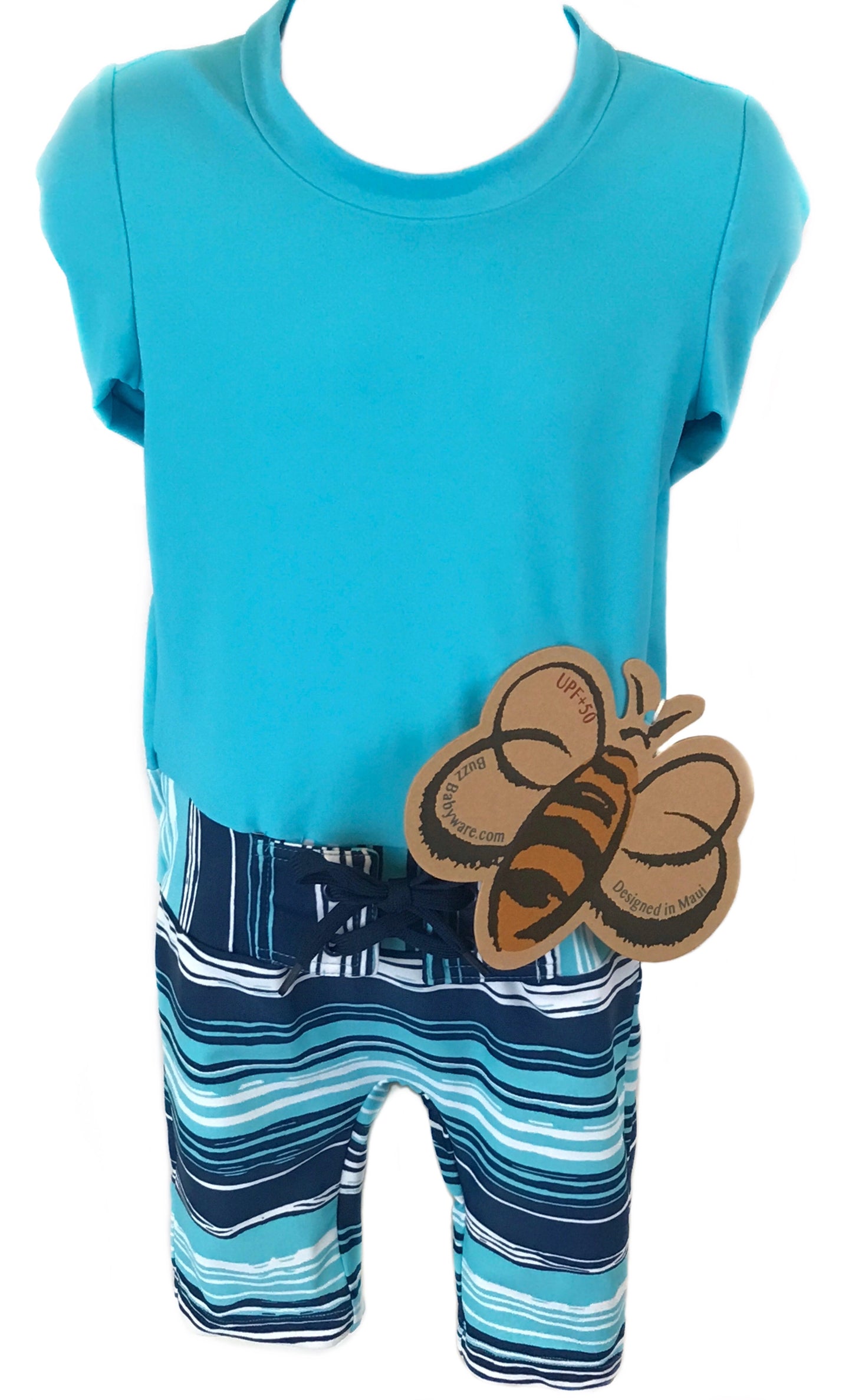 Little Guy's Surfer Ocean Long Sleeve UV Sun & Swim Suit