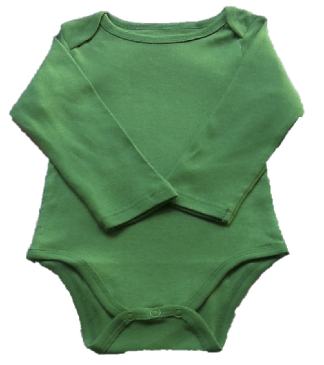 Unisex Green Long Sleeve Onesies