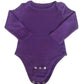 Unisex Purple Long Sleeve Onesies