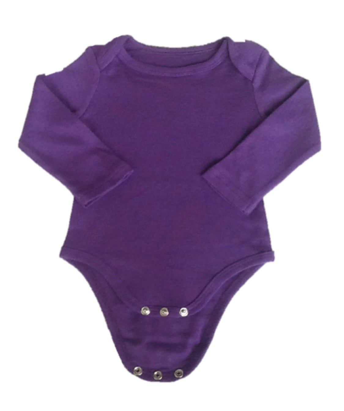 Unisex Purple Long Sleeve Onesies