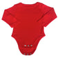 Unisex Red Long Sleeve Onesies