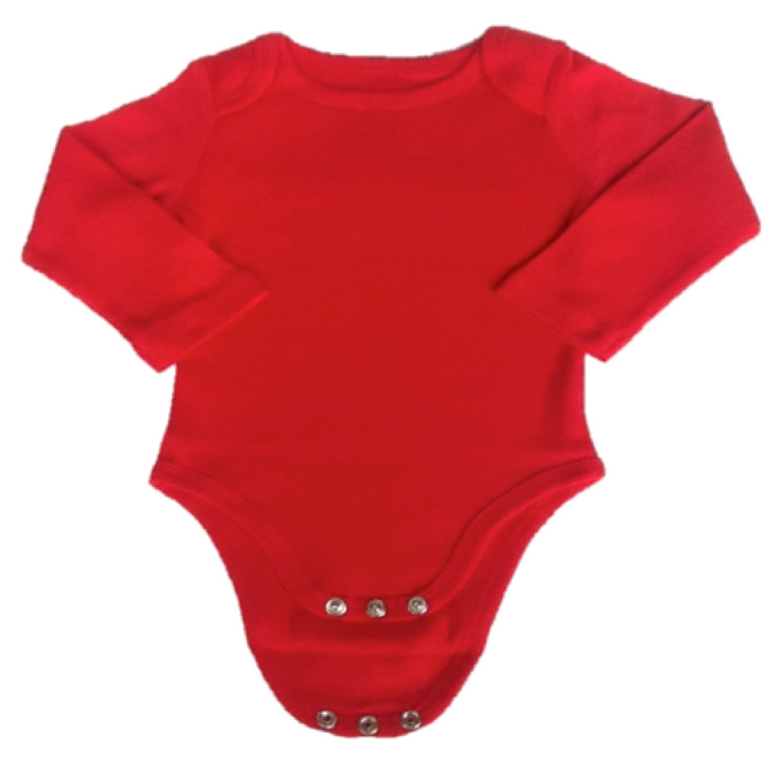 Unisex Red Long Sleeve Onesies