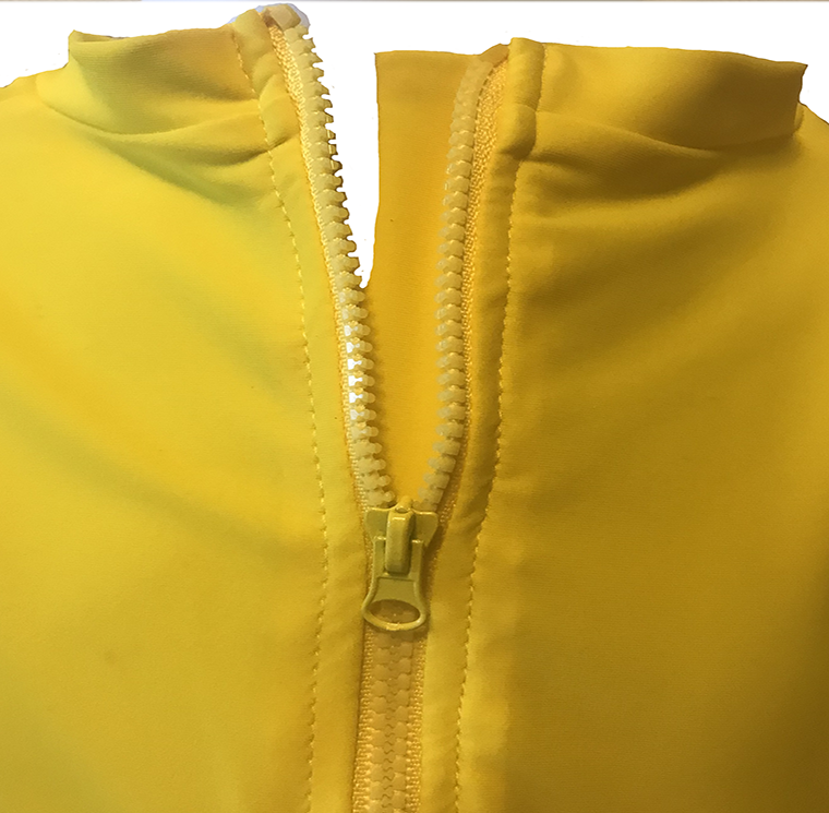 Little Gal's Yellow Long Sleeve UV Sun & Swim Suit