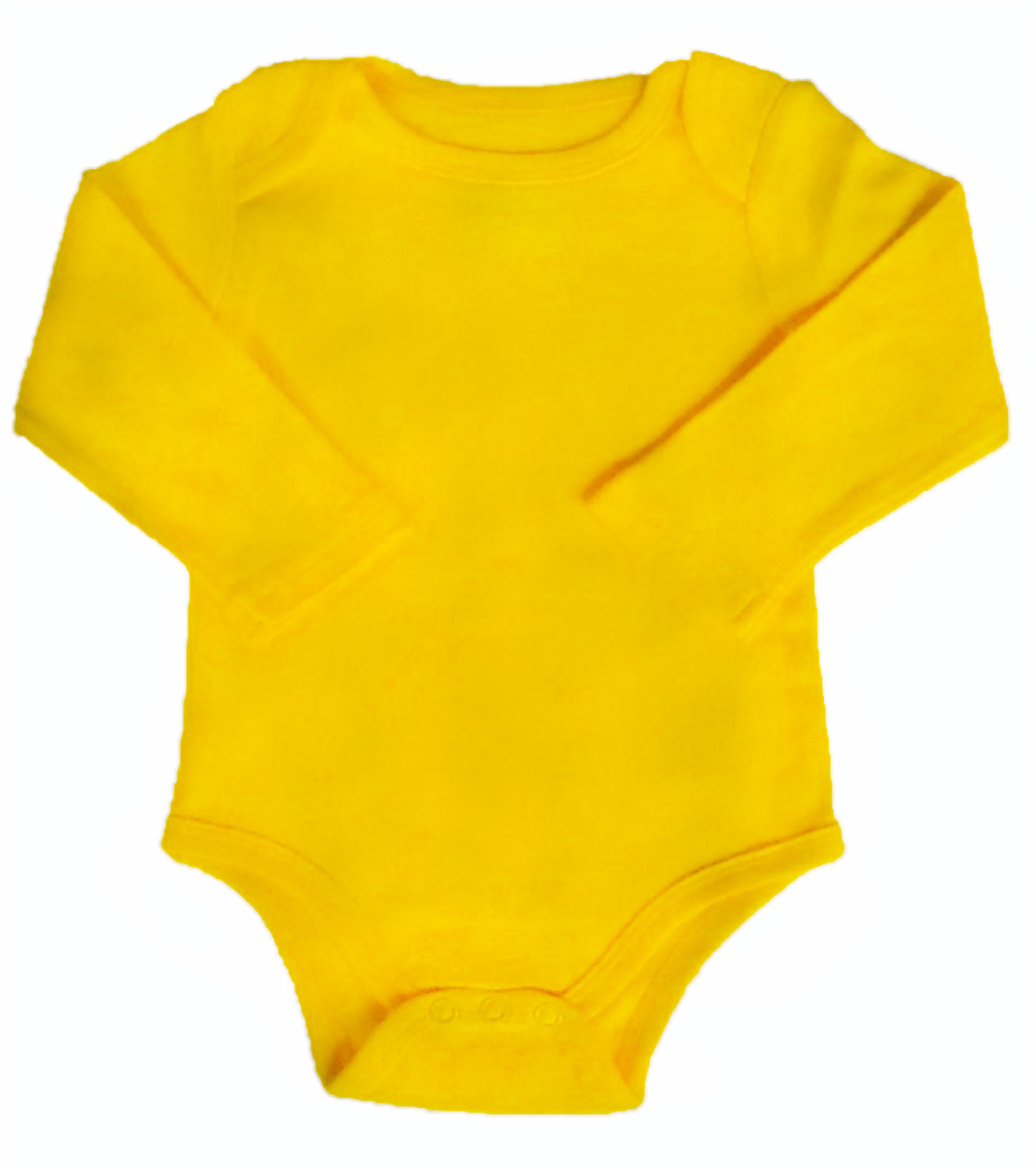 Unisex Yellow Long Sleeve Onesies